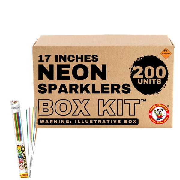 Winda Neon Sparklers | 17 Inch Colorful Handheld Sparkler