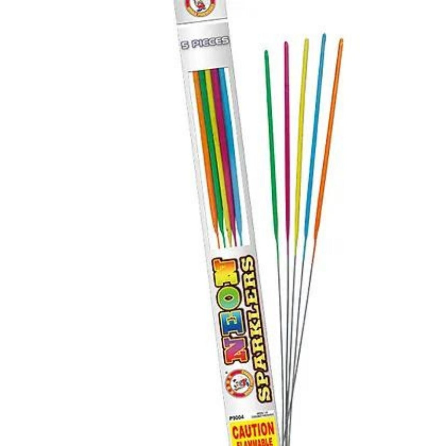 Winda Neon Sparklers | 17 Inch Colorful Handheld Sparkler