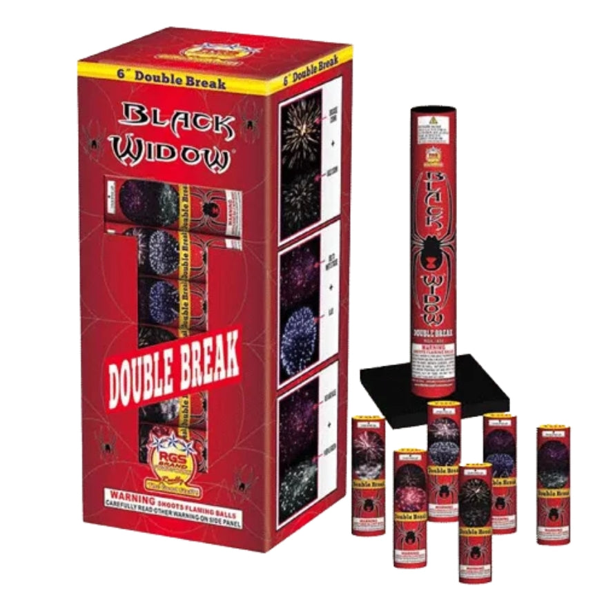 6" Black Widow Double-Break | 6 Break Artillery Shell