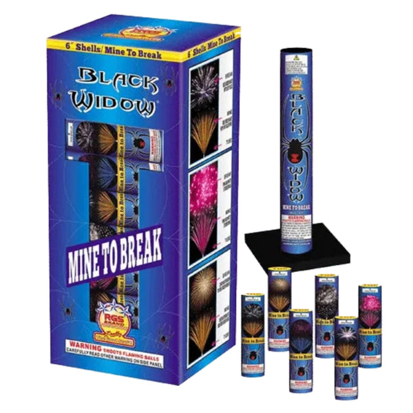 6" Black Widow Mine to Break | 6 Break Artillery Shell