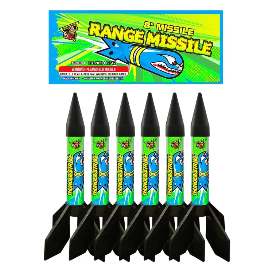 8" Range Missile | 8" Rocket Projectile