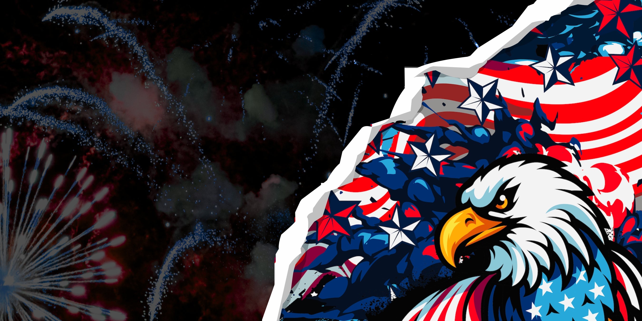American-Theme-Banner-Bold-Eagle-at-Elite-Fireworks