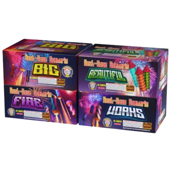 Best-Case Scenario | 44 Shot Aerial Repeater - Big - Beautiful - Fire - Works