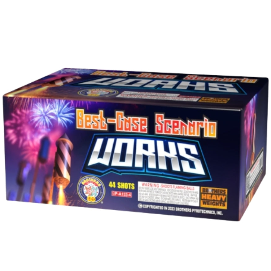 Best-Case Scenario | 44 Shot Aerial Repeater - Big - Beautiful - Fire - Works