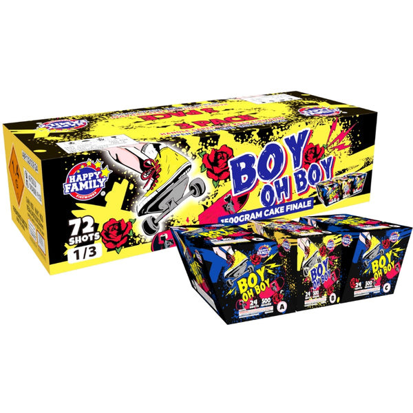 Boy Oh Boy | 72 Shot Aerial Repeater Set