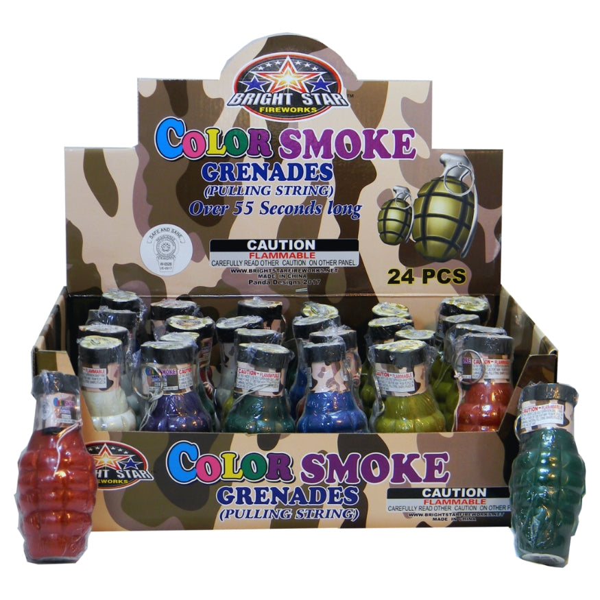 Bright Star Color Smoke Grenades | Assorted Colors
