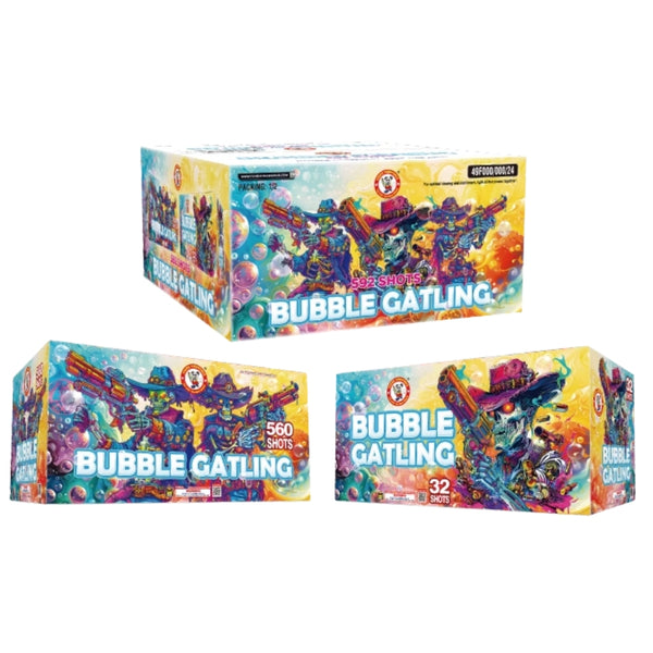 Bubble Gatling  | 592 Shot Aerial Repeater
