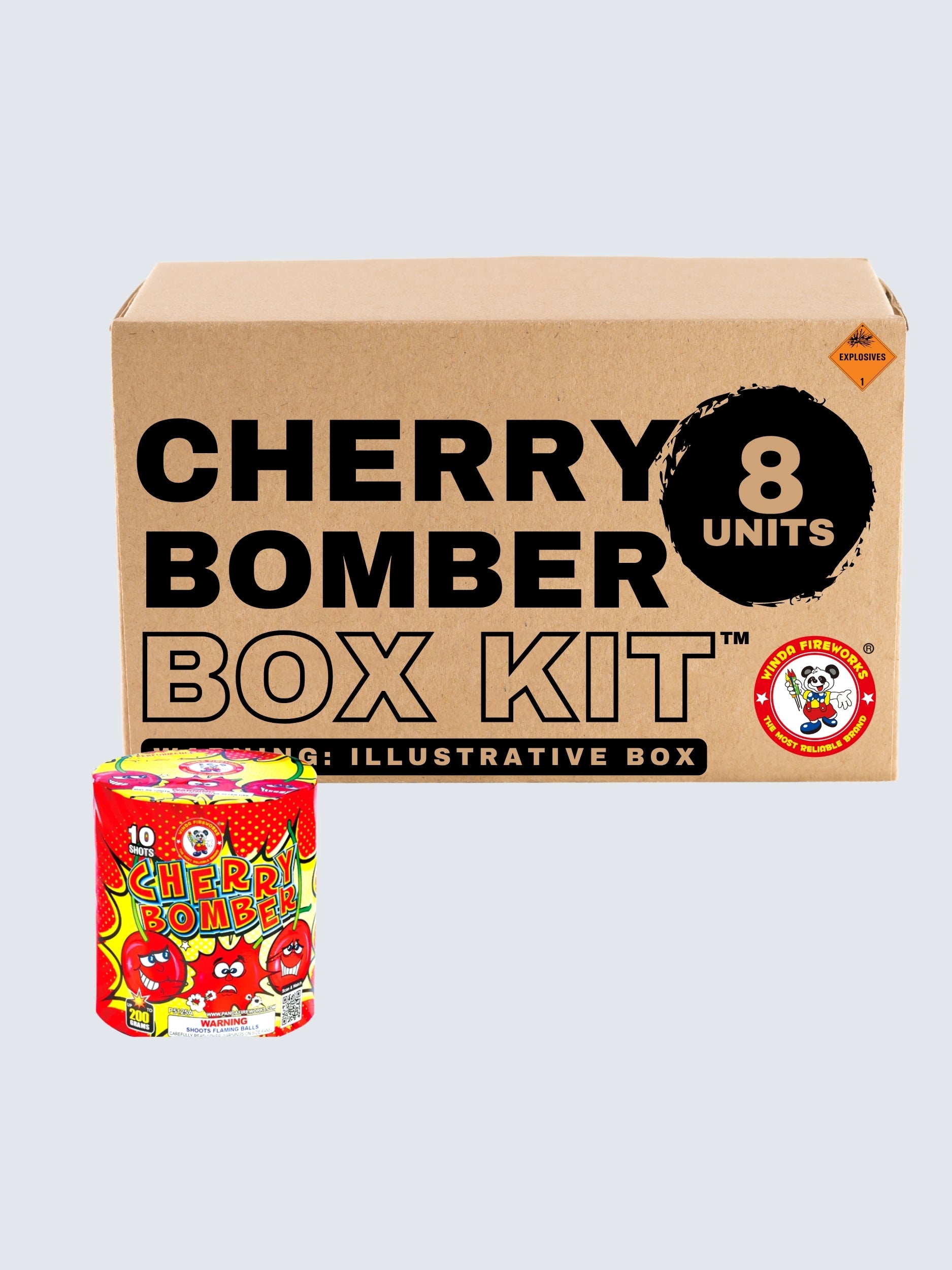 Cherry Bomber | 10 Shot Aerial Repeater at Elite Fireworks – ELITE