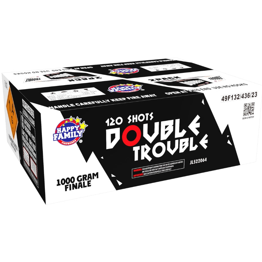 Double Trouble | 120 Shot Aerial Repeater Set