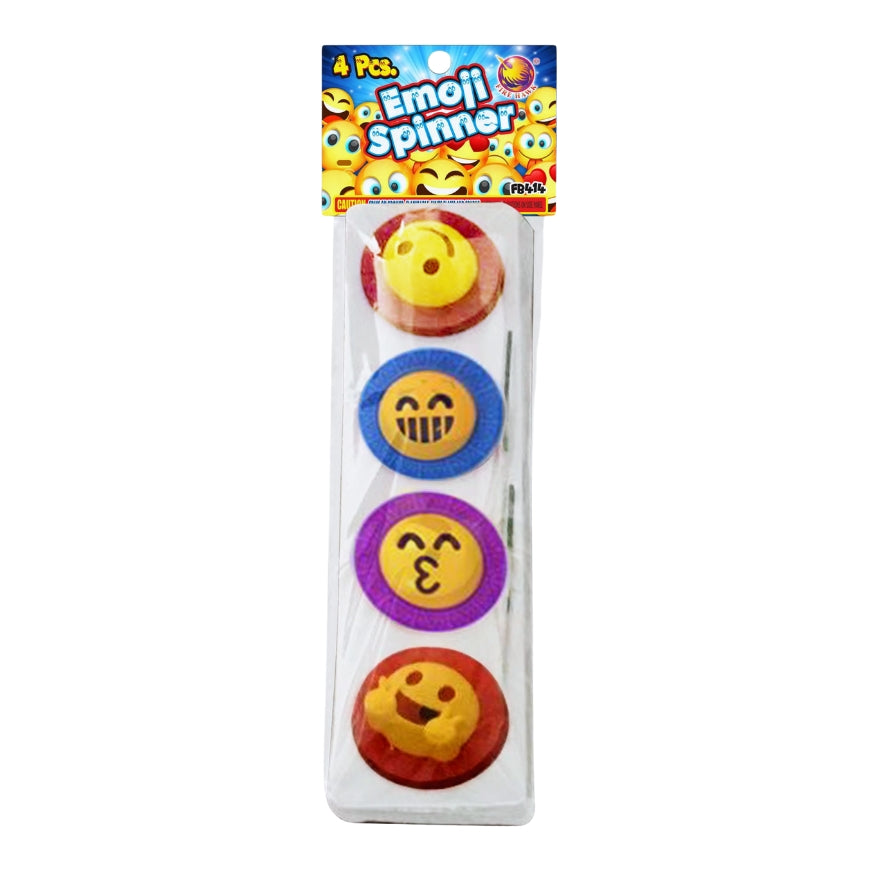 Emoji Spinner | Daytime Rapid Plastic Spinning Ground Novelty