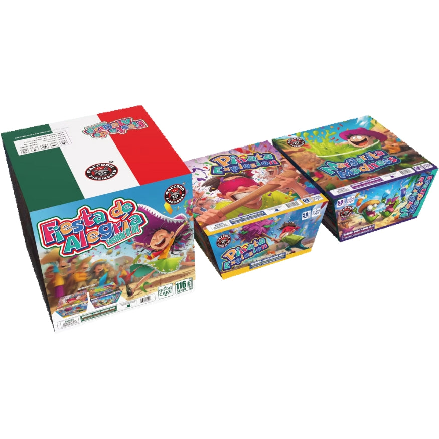 Fiesta de Alegría - Festival of Joy | 116 Shot Box Kit™ - Piñata Explosion - Margarita Madness