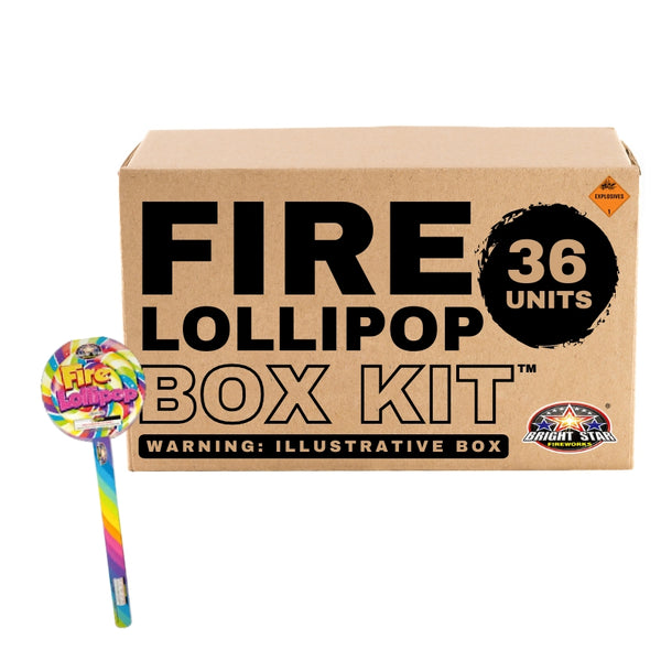 Fire Lollipop | Large Handheld Novelty Fountain Spurt™