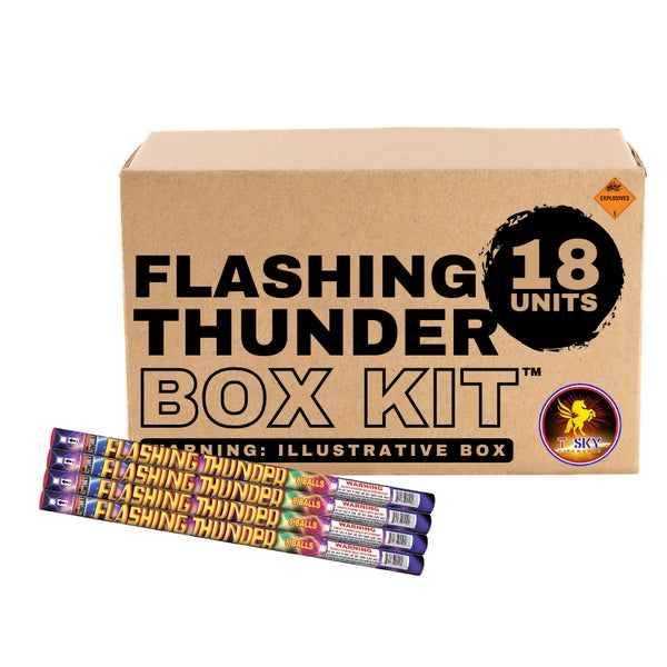 Flashing Thunder | 8 Shot Barrage Candle