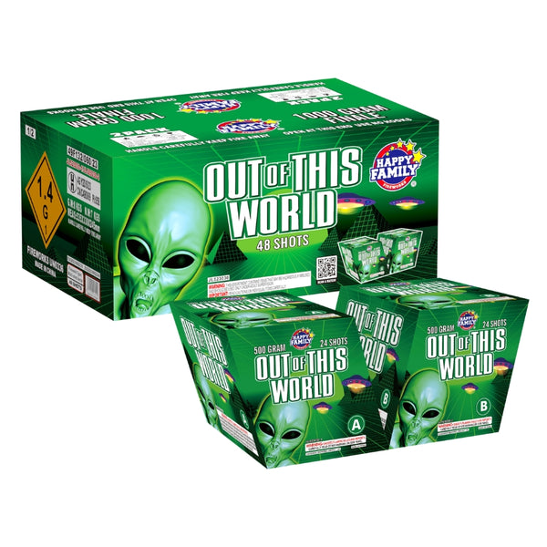 Happy Family Out Of This World | 48 Shot Aerial Repeater Set