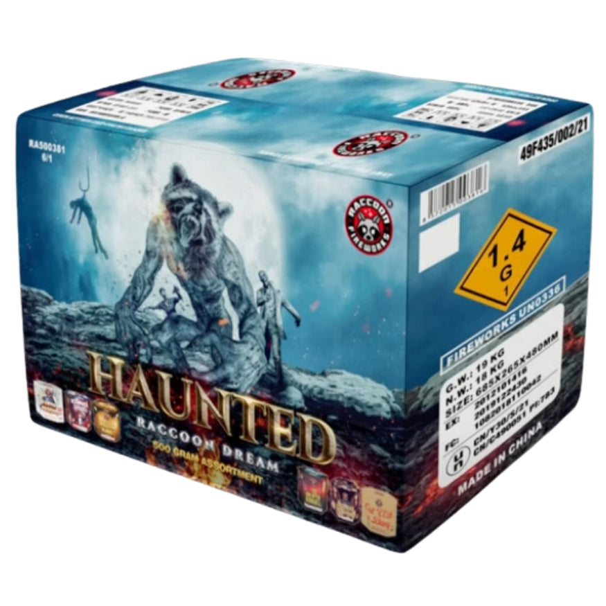 Haunted | 42 Shot Box Kit™ - The Day After Roswell - Now You See It - Earth Shaker - Willow King - Out With A Bang - Backyard Celebration