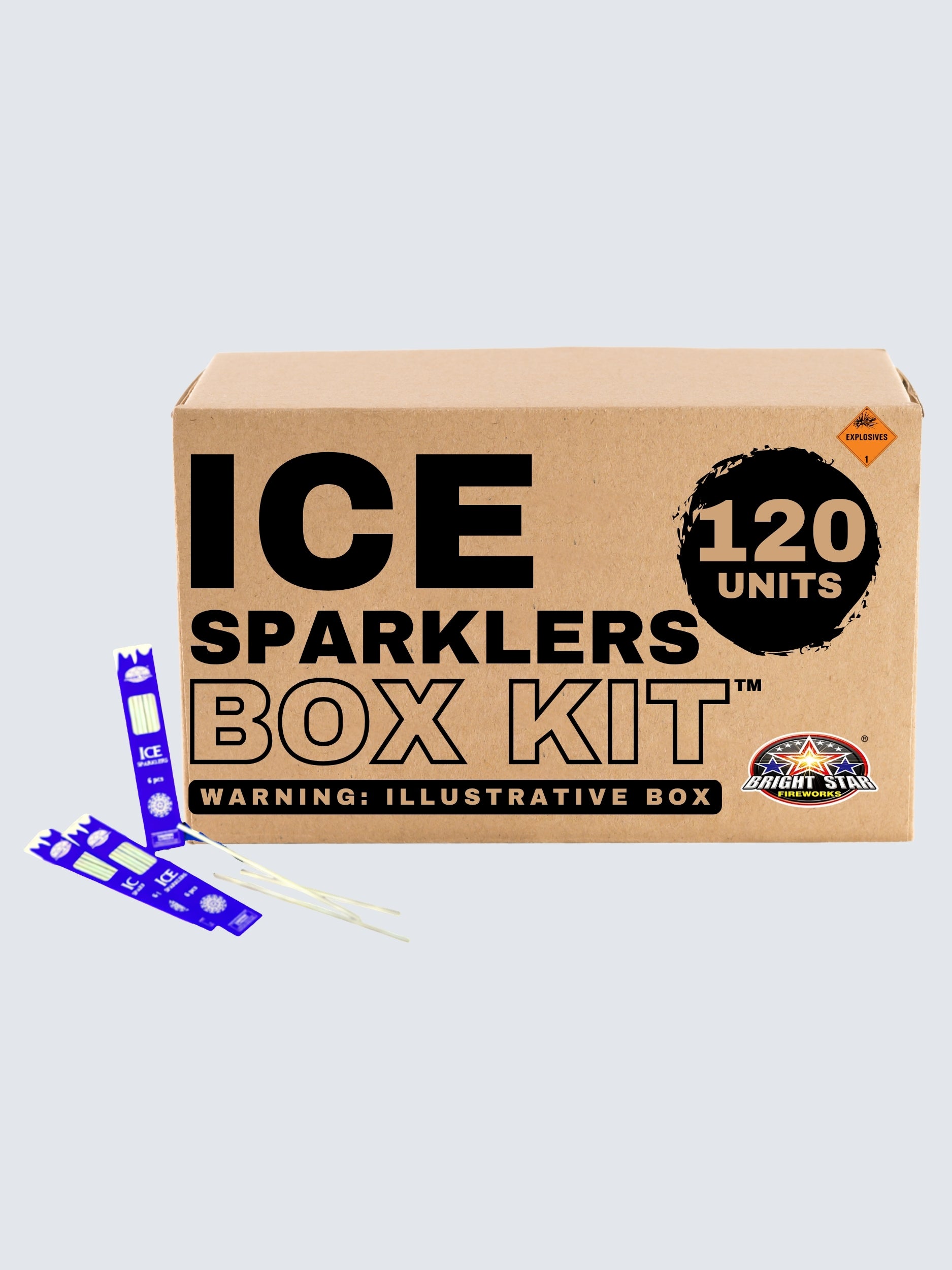 燻し　Foil　英語　2枚セット Ice Sparklers | Special Shape Handheld Glory at Elite Fireworks