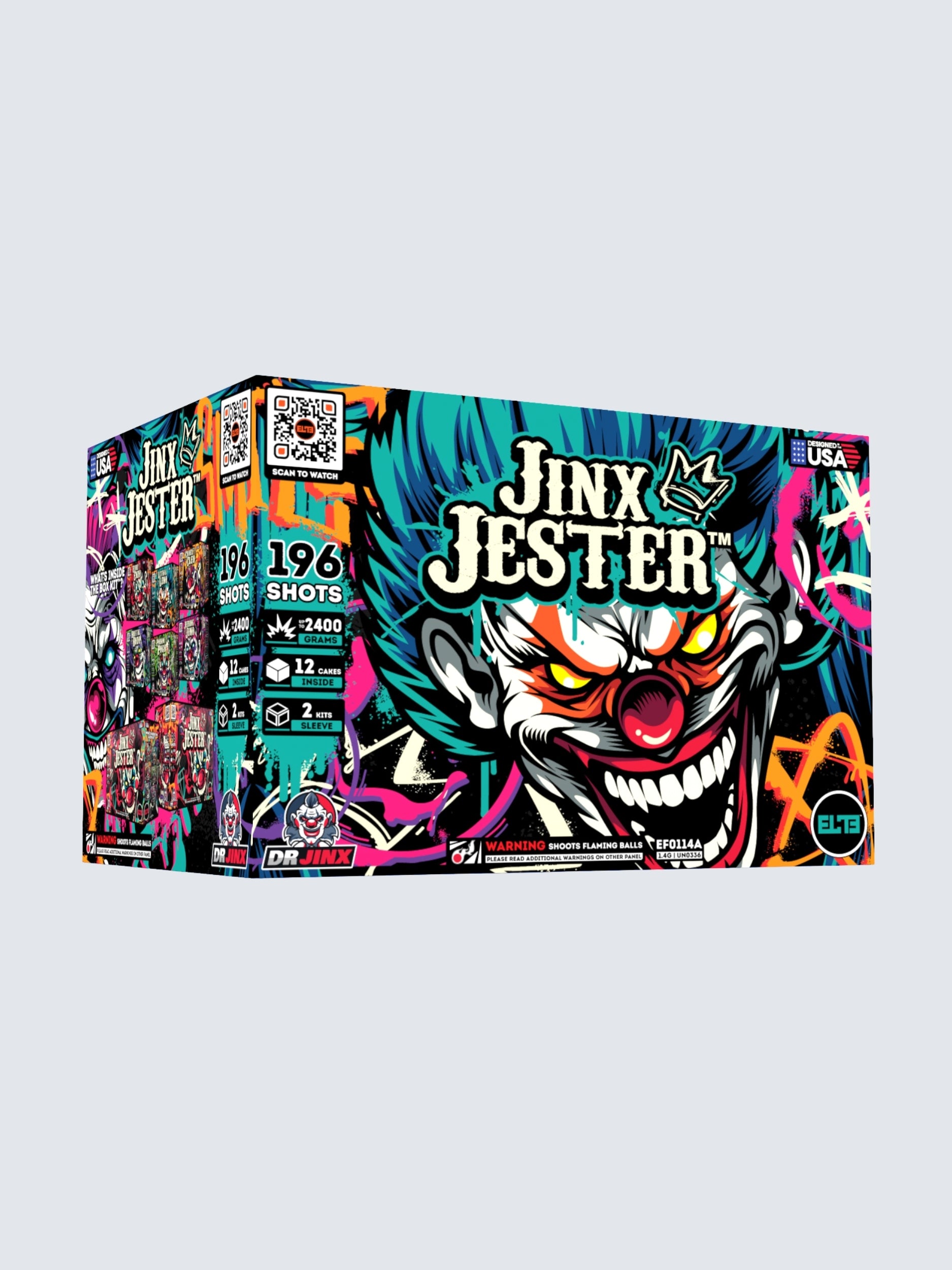 Jinx Jesters™ | 16 Shot Aerial Repeater at Elite Fireworks – ELITE
