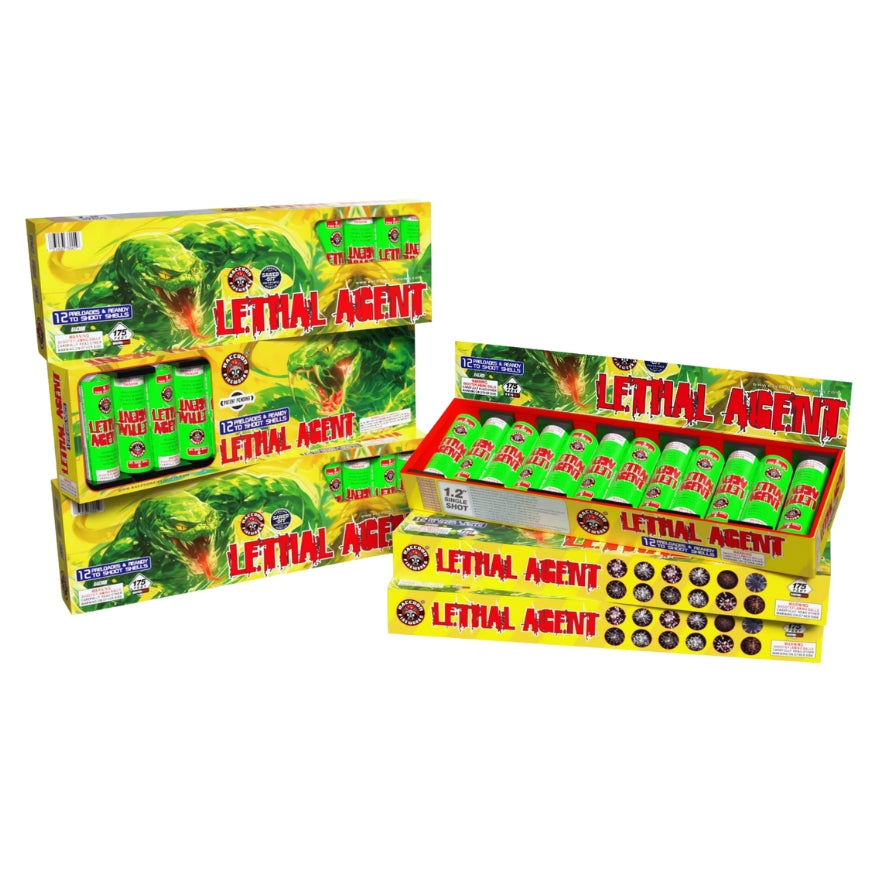 Lethal Agent | Twelve Pack of Single Break Pre-Loaded Shell