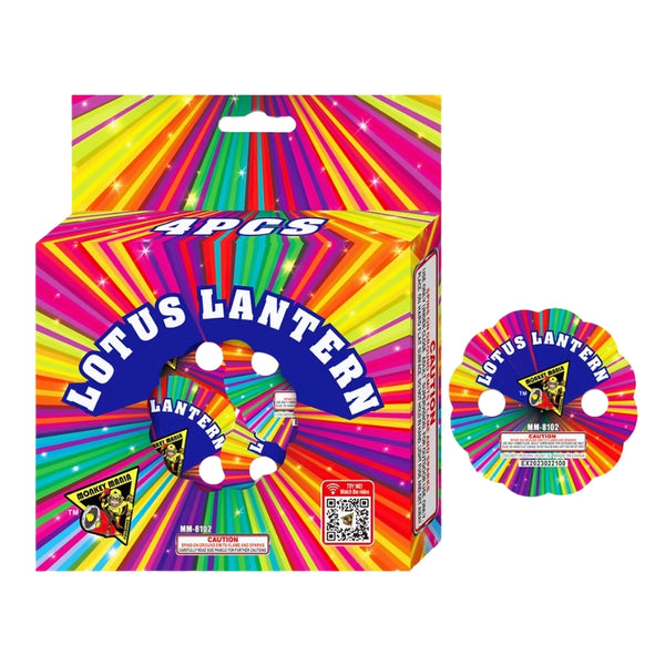 Lotus Lantern | Rapid Plastic Spinning Ground Novelty