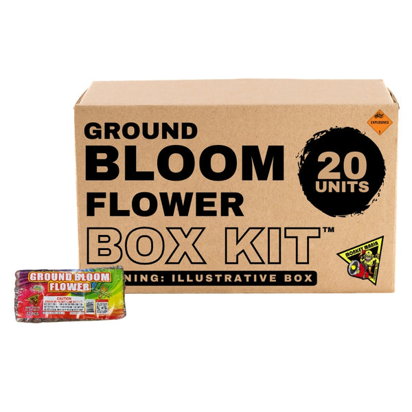 MM Ground Bloom Flower - Seventy Two Individual Bloom Flowers | Rapid Ground Spinner