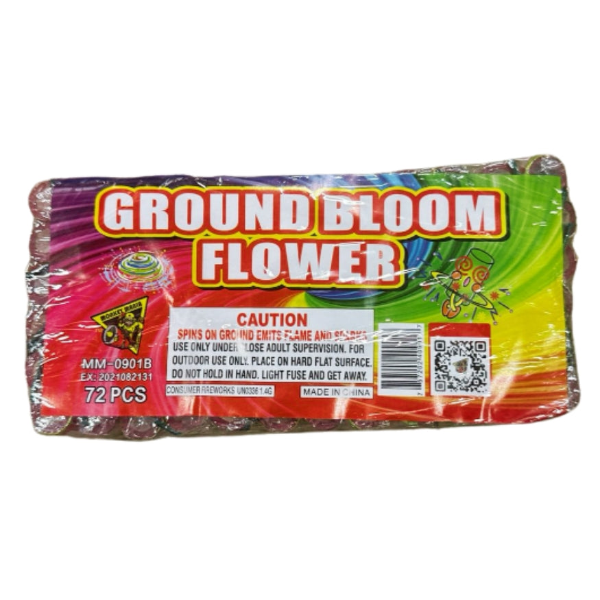 MM Ground Bloom Flower - Seventy Two Individual Bloom Flowers | Rapid Ground Spinner