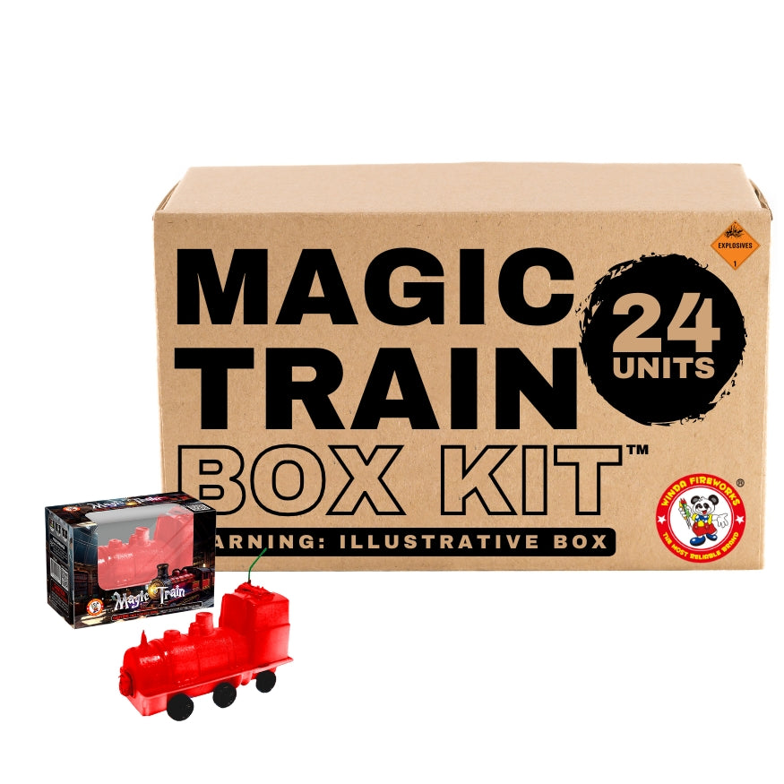 Magic Train | Toylike Plastic Train Shape Ground Novelty