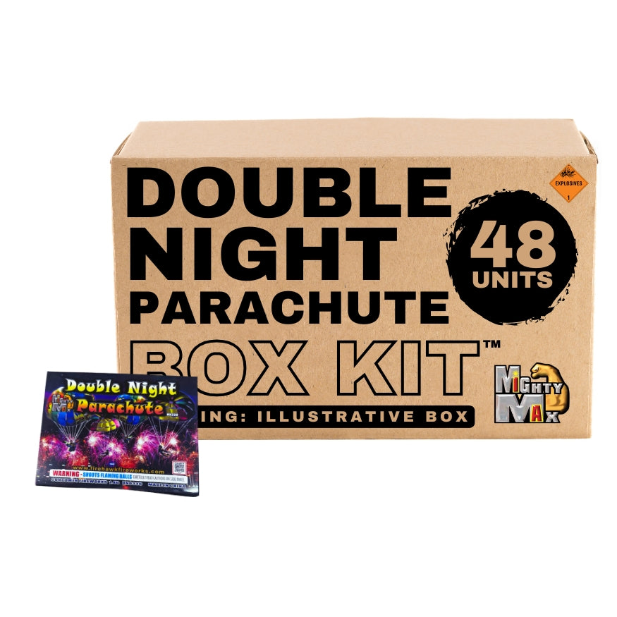 Mighty Max Double Night Parachute | Single Shot Aerial Night Parachute