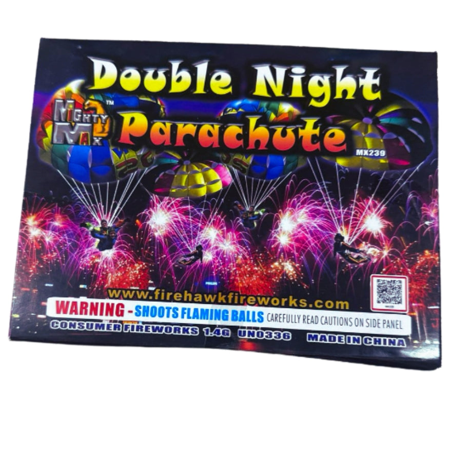 Mighty Max Double Night Parachute | Single Shot Aerial Night Parachute