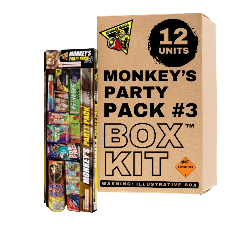 Monkey's Party Pack #3 | Aerial & Ground Mix Variety Assortment