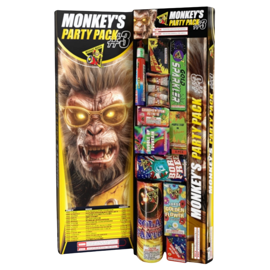 Monkey's Party Pack #3 | Aerial & Ground Mix Variety Assortment