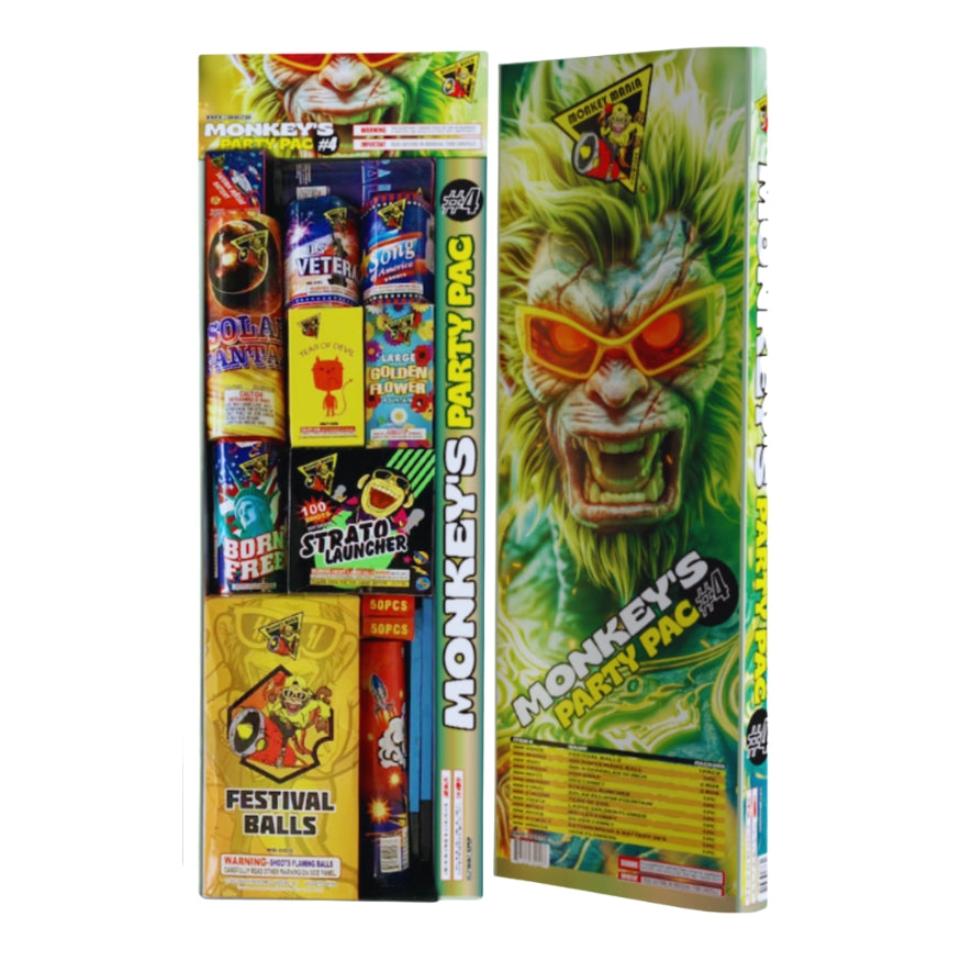 Monkey's Party Pack #4 | Aerial & Ground Mix Variety Assortment