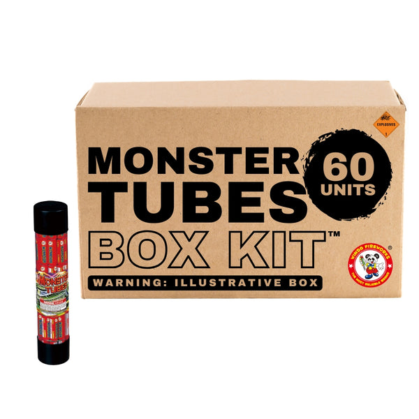 Monster Tubes | 60 Shot Single Cracker Noisemaker