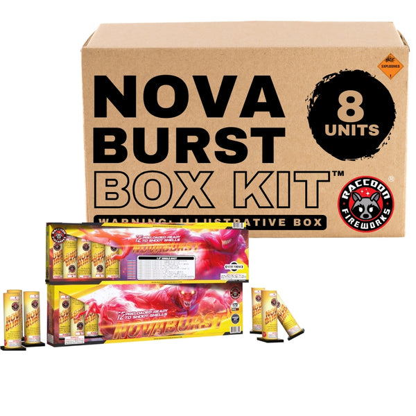 Novaburst| Twelve Pack of Single Break Pre-Loaded Shell