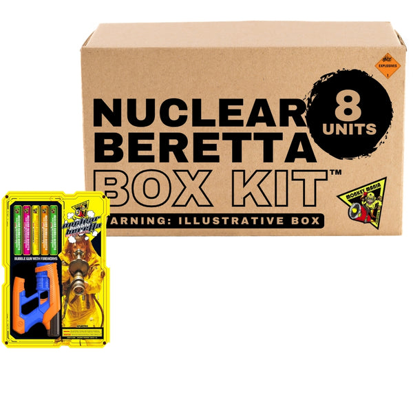 Nuclear Bubble Beretta | X-tra Large Sparkler With Toy Gun Novelty