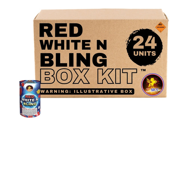 Red White N Bling | 12 Shot Aerial Repeater