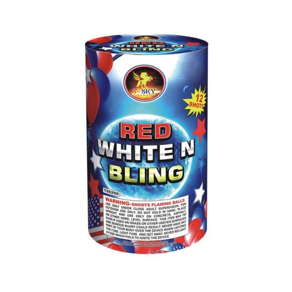 Red White N Bling | 12 Shot Aerial Repeater