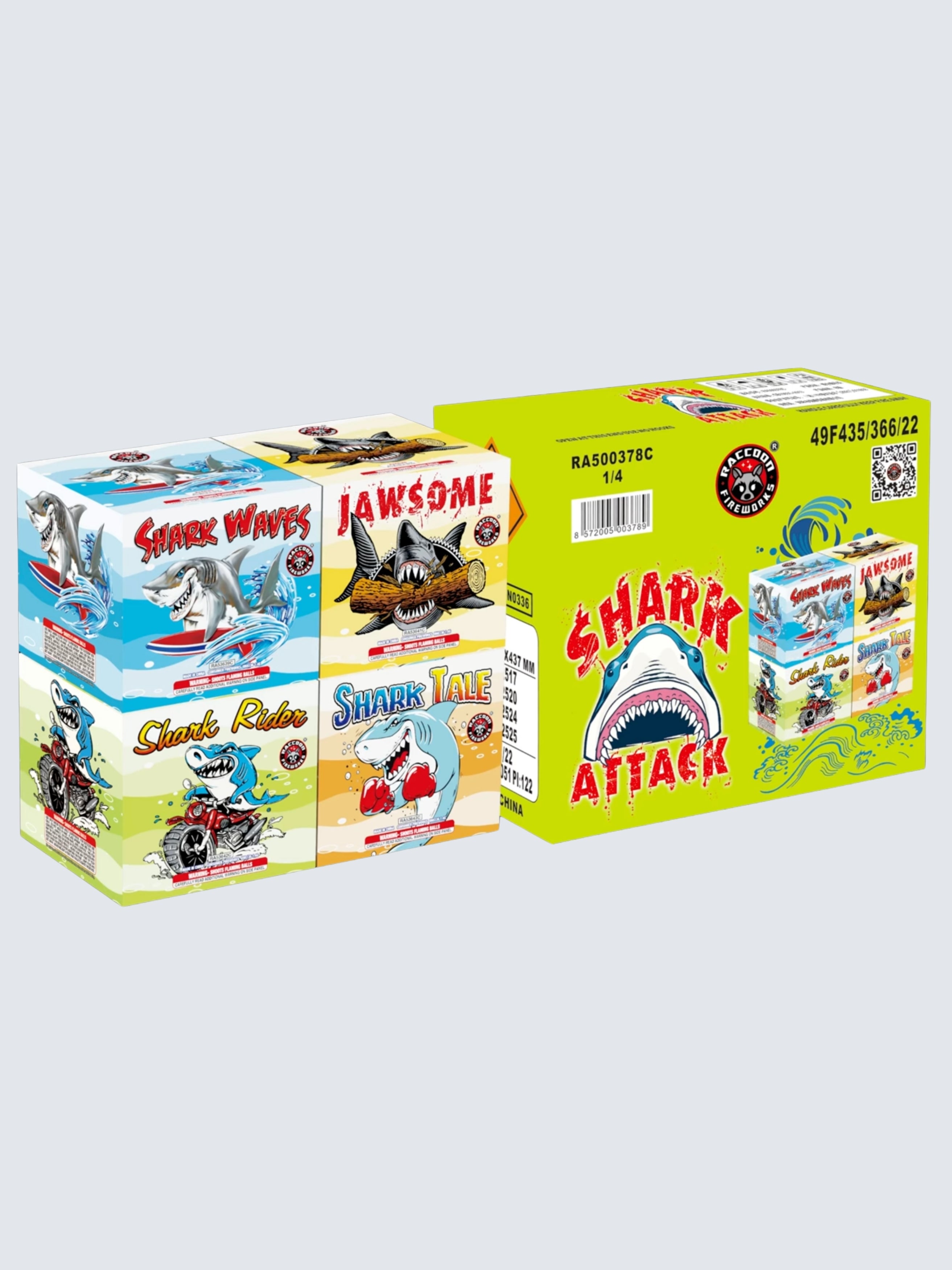Shark Attack-Assorted Case | 43 Shot Aerial Repeater at Elite