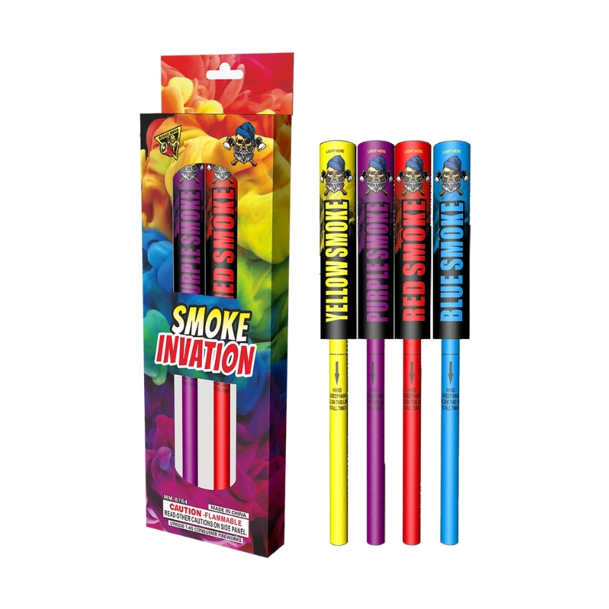 Smoke Invasion | Four Color Assorted Smoke Gadget