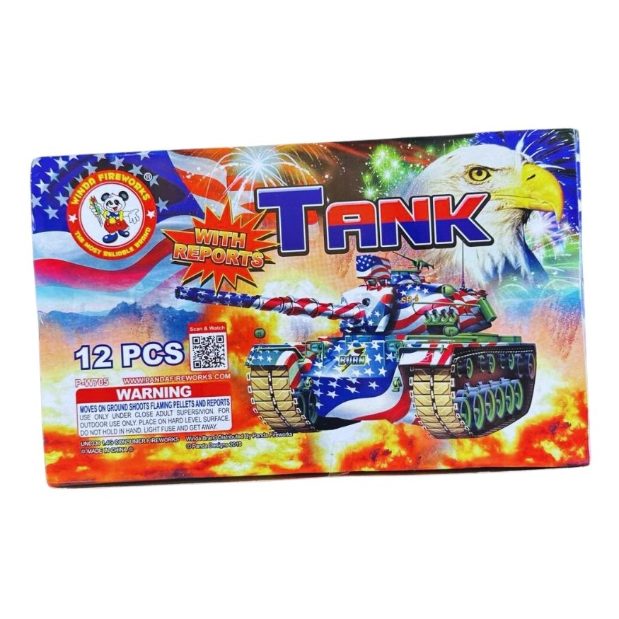 Tank with Report | Toylike Paper Shape Ground Novelty