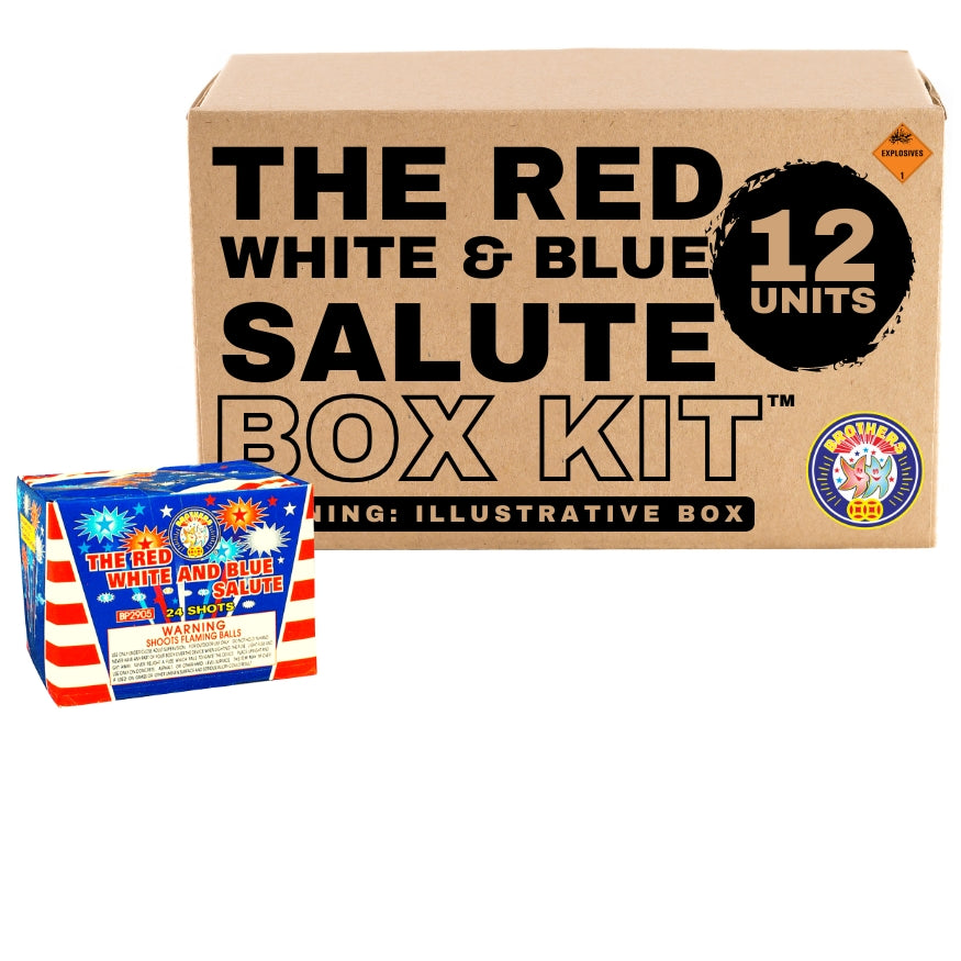 The Red White and Blue Salute | 24 Shot Aerial Repeater