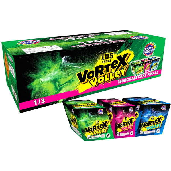 Vortex Volley | 105 Shot Aerial Repeater Set
