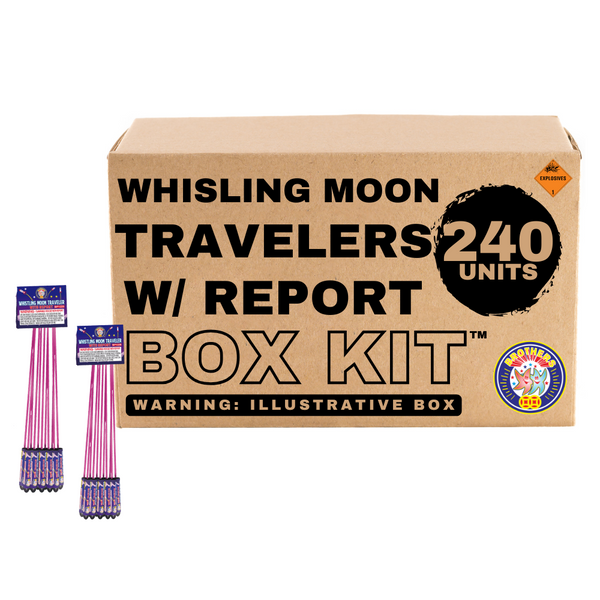 Whistling Moon Travelers w/ Report | 11.3" Rocket Projectile
