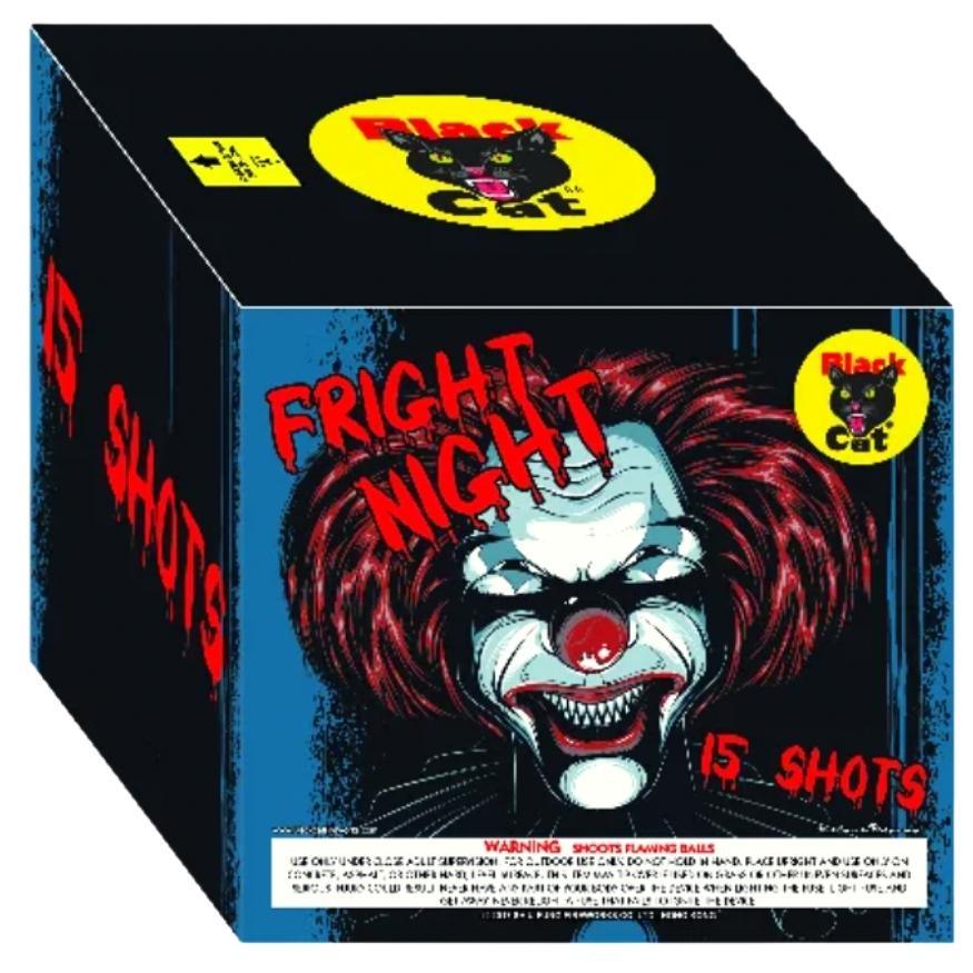 BC Combo Cakes | 60 Shot Box Kit™ - The Freak - Fright Night - Frat Party - Electric Avenue by Black Cat Fireworks -Shop Online for Large Cake at Elite Fireworks!