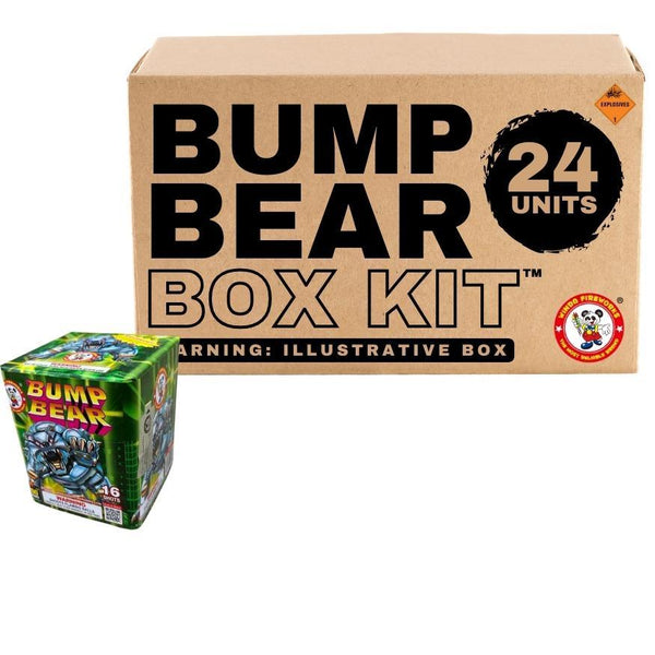 Bump Bear | 16 Shot Aerial Repeater by Winda Fireworks -Shop Online for Standard Cake at Elite Fireworks!