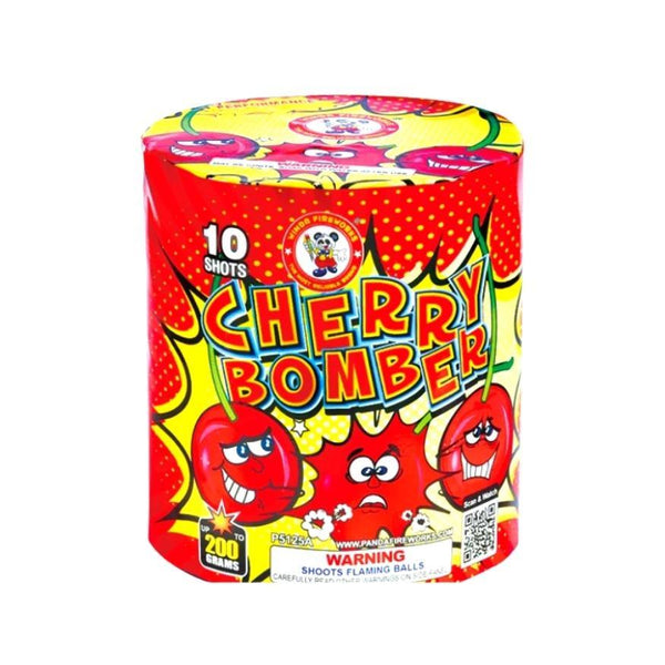 Cherry Bomber | 10 Shot Aerial Repeater by Winda Fireworks -Shop Online for Standard Cake at Elite Fireworks!