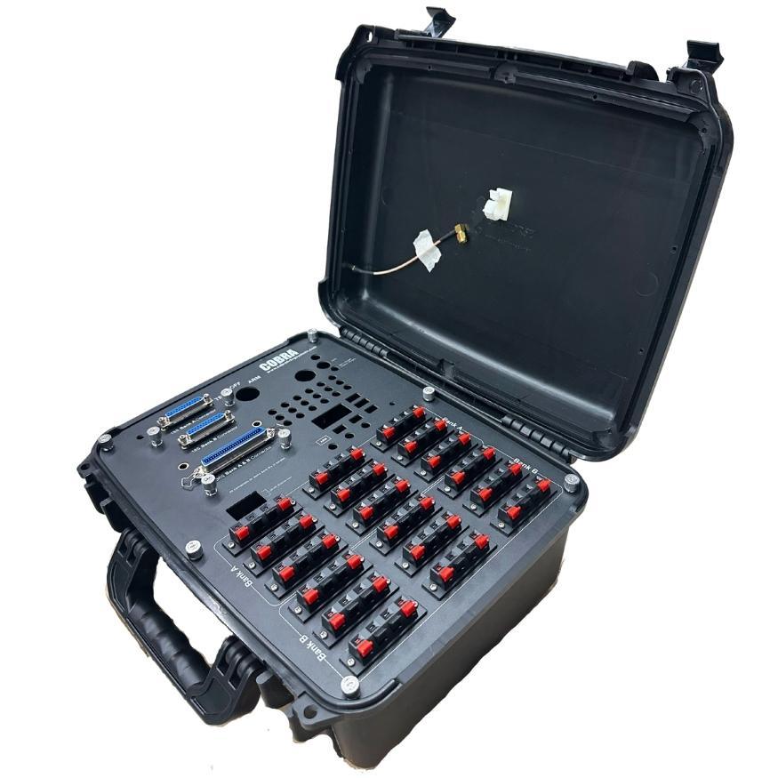Cobra 36M Pro Case | Pro Armor Case with Onboard Cue Adapter Plate by Cobra -Shop Online for Module Accessory Set at Elite Fireworks!