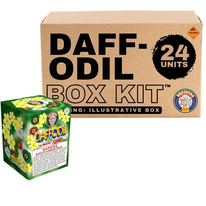 Daffodil | 16 Shot Aerial Repeater by Brothers Pyrotechnics -Shop Online for Standard Cake at Elite Fireworks!