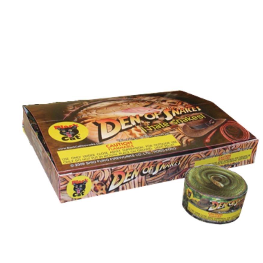 Den of Snakes | Animal Shape Expendable Ground Novelty by Black Cat Fireworks -Shop Online for Standard Novelty at Elite Fireworks!