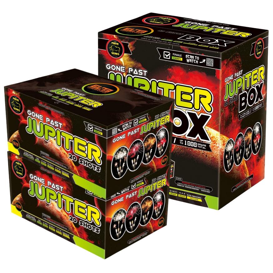 Gone Past Jupiter™ | 20 Shot Aerial Repeater by Prime Series® -Shop Online for Alloy Cake™ at Elite Fireworks!