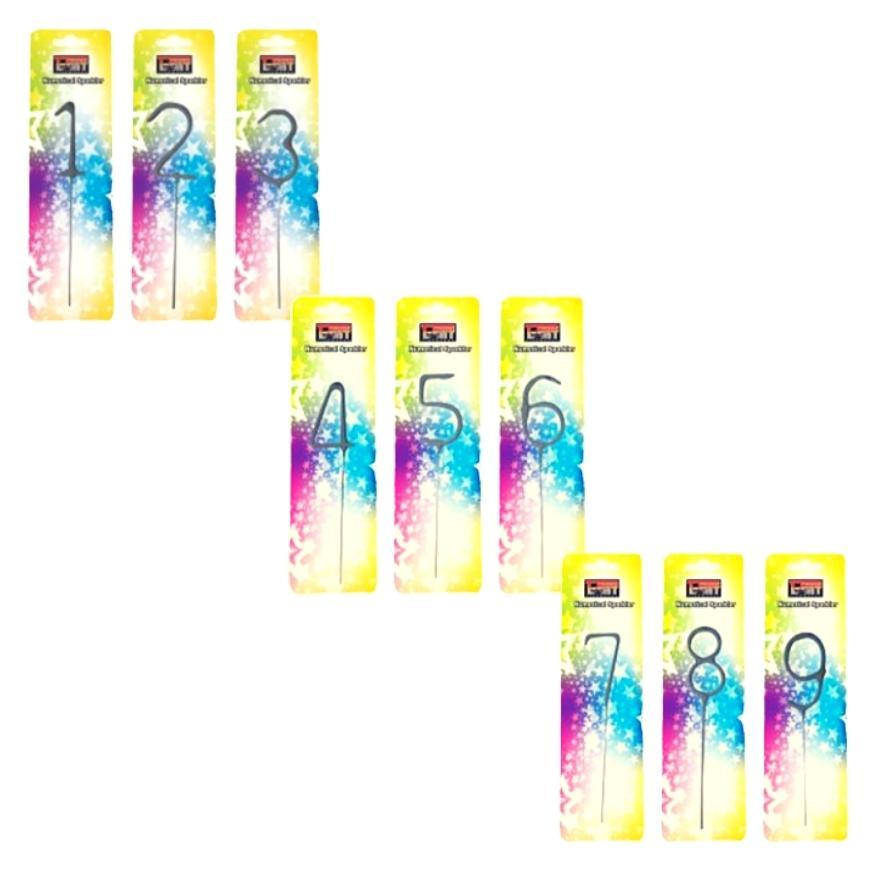 Lucky Number | Metal Handheld Sparkler by T-Sky Fireworks -Shop Online for Standard Sparkler at Elite Fireworks!